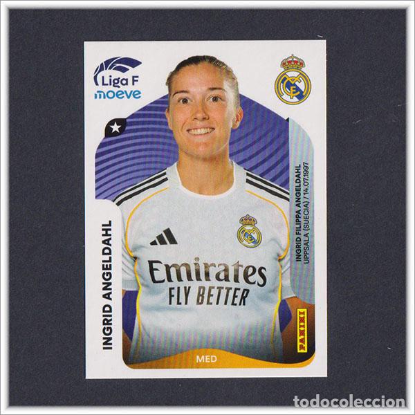 Cromos de Futebol: LIGA FEMENINA F MOEVE 2025 2026 25 26 PANINI INGRID ANGELDAHL 273 REAL MADRID COLECCI&Oacute;N ALBUM