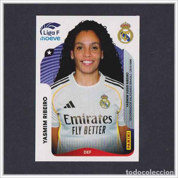 Cromos de Futebol: LIGA FEMENINA F MOEVE 2025 2026 25 26 PANINI YASMIN RIBEIRO 271 REAL MADRID COLECCI&Oacute;N ALBUM