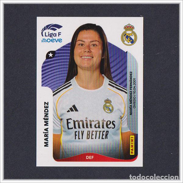 Cromos de Futebol: LIGA FEMENINA F MOEVE 2025 2026 25 26 PANINI MAR&Iacute;A MENDEZ 268 REAL MADRID COLECCI&Oacute;N ALBUM