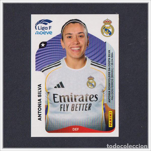 Cromos de F&uacute;tbol: LIGA FEMENINA F MOEVE 2025 2026 25 26 PANINI ANTONIA SILVA 266B 266 B REAL MADRID COLECCI&Oacute;N ALBUM
