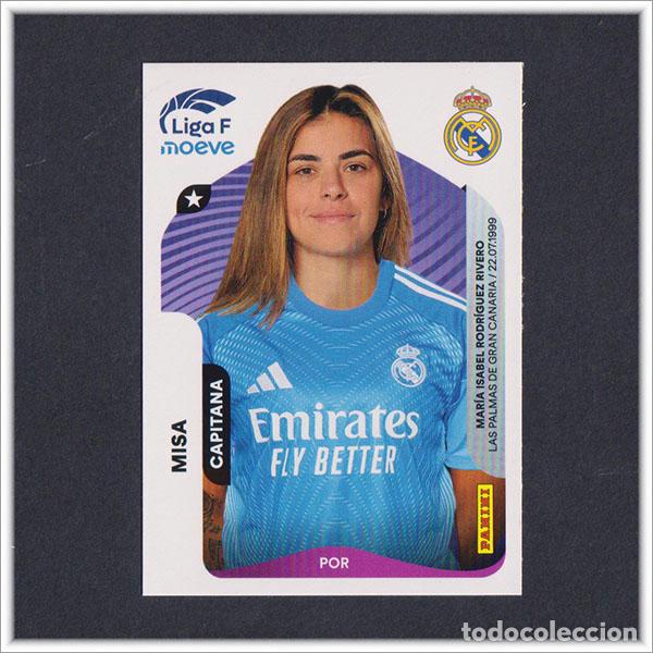 Cromos de F&uacute;tbol: LIGA FEMENINA F MOEVE 2025 2026 25 26 PANINI MISA MARIA ISABEL RODRIGUEZ 265 REAL MADRID COLECCI&Oacute;N