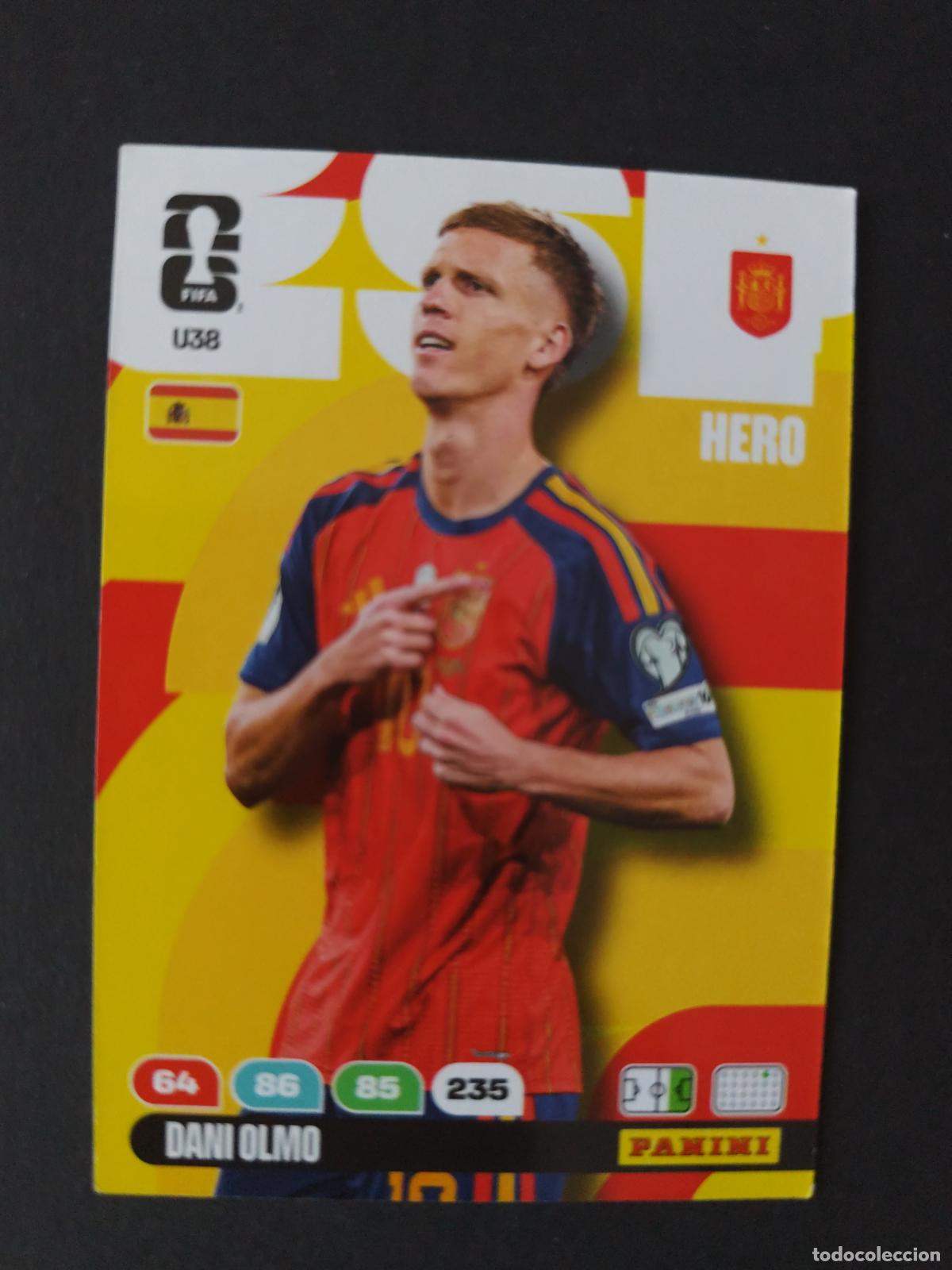 Cromos de F&uacute;tbol: U38 DANI OLMO ACTUALIZACI&Oacute;N UPDATE ESPA&Ntilde;A ADRENALYN MUNDIAL FIFA WORLD CUP 2026 PANINI