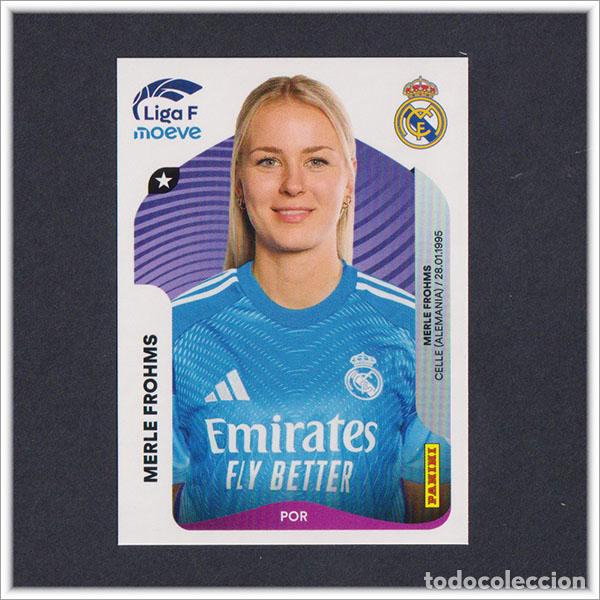 Cromos de F&uacute;tbol: LIGA FEMENINA F MOEVE 2025 2026 25 26 PANINI MERLE FROHMS 264 REAL MADRID COLECCI&Oacute;N ALBUM
