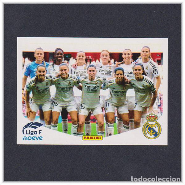 Cromos de F&uacute;tbol: LIGA FEMENINA F MOEVE 2025 2026 25 26 PANINI EQUIPO ALINEACI&Oacute;N 263 REAL MADRID COLECCI&Oacute;N ALBUM