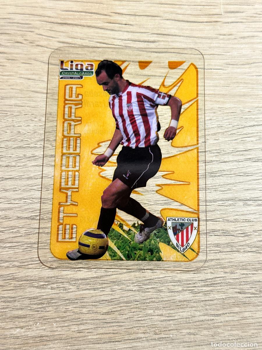Football Stickers: ETXEBERRIA n&ordm; 213 ATHLETIC CLUB CRYSTALCARDS LIGA 2006 2007 MUNDICROMO 06 07