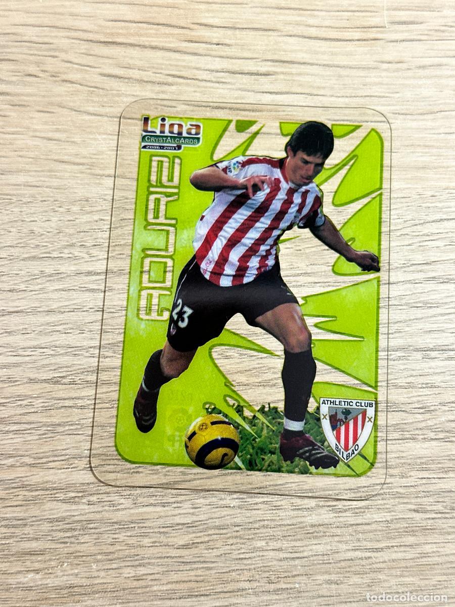 Football Stickers: ADURIZ n&ordm; 215 ATHLETIC CLUB CRYSTALCARDS LIGA 2006 2007 MUNDICROMO 06 07