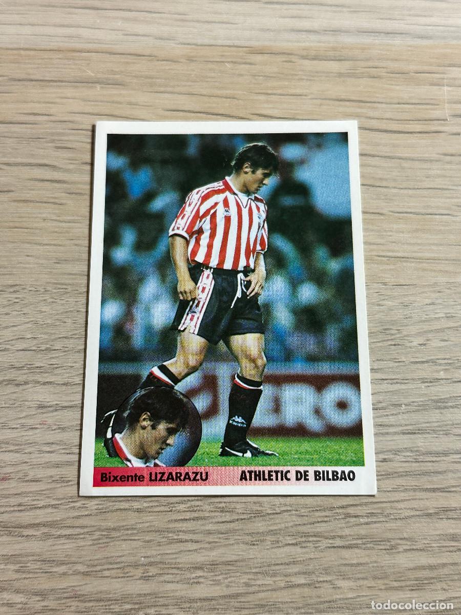 Football Stickers: LIZARAZU n&ordm; 280 ATHLETIC DE BILBAO LOS MEJORES EQUIPOS DE EUROPA 96 97 SIN PEGAR NUNCA PEGADO