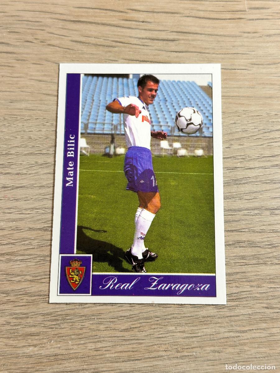 Fu&szlig;ball-Sticker: BILIC n&ordm; 553 + ZARAGOZA MUNDICROMO 2001 2002 LAS FICHAS DE LA LIGA 01 02
