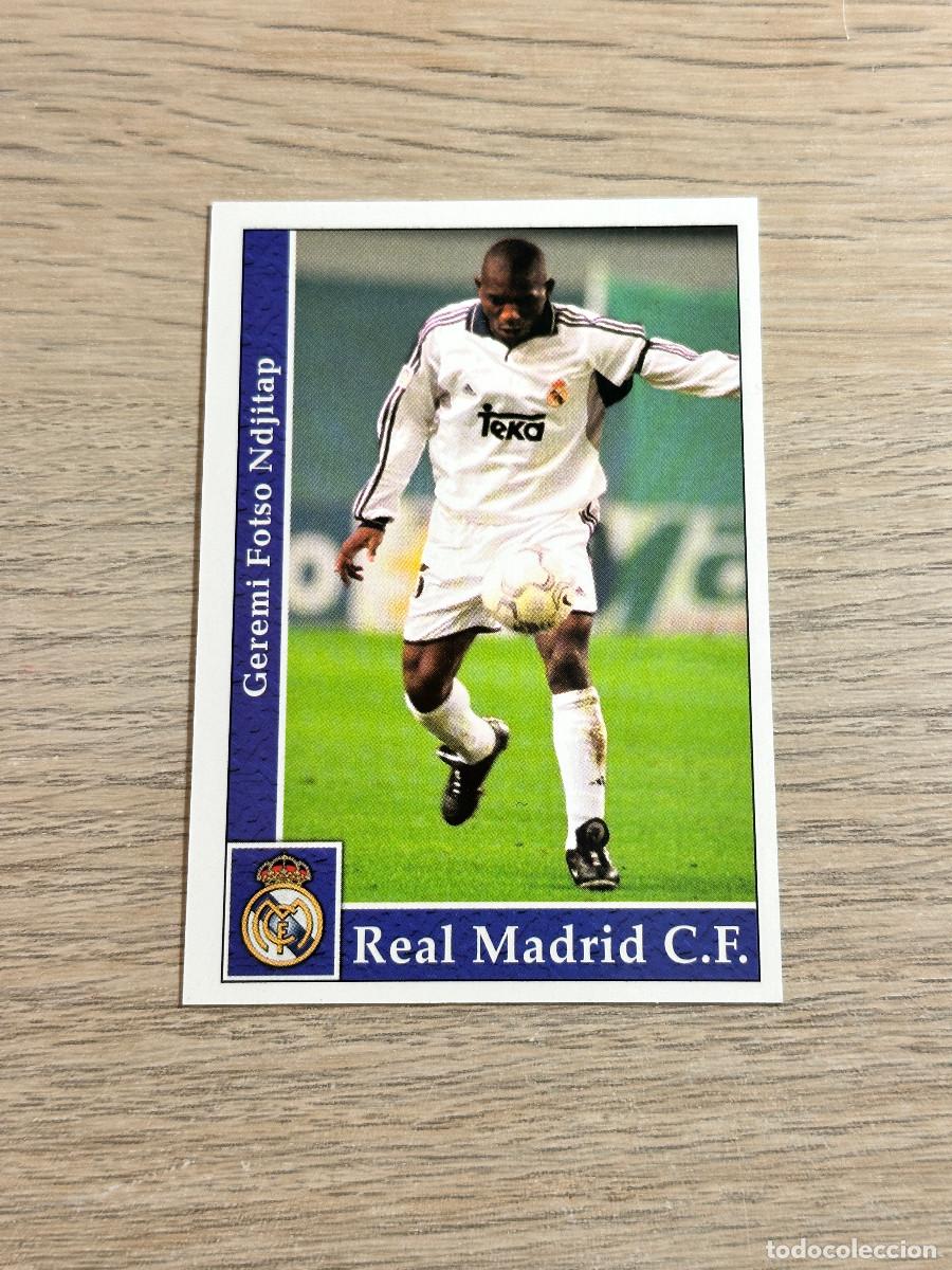 Fu&szlig;ball-Sticker: GEREMI n&ordm; 469 + REAL MADRID MUNDICROMO 2001 2002 LAS FICHAS DE LA LIGA 01 02
