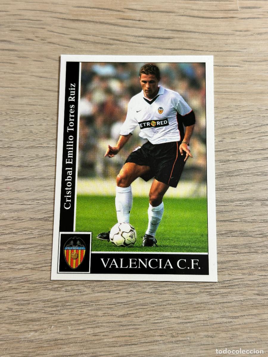 Fu&szlig;ball-Sticker: CURRO TORRES n&ordm; 477 + VALENCIA MUNDICROMO 2001 2002 LAS FICHAS DE LA LIGA 01 02