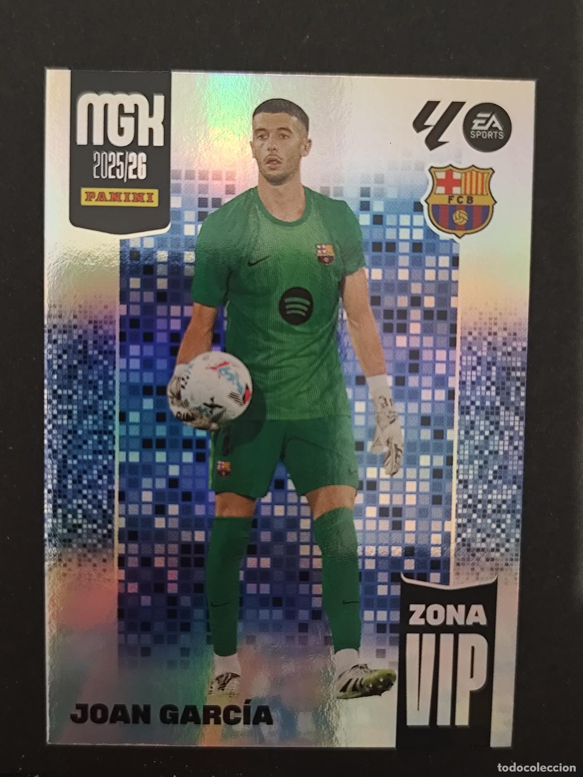 Figurine di Calcio: 512 JOAN GARC&Iacute;A BARCELONA BAR&Ccedil;A ZONA VIP MEGACRACKS 2025 2026 25 26