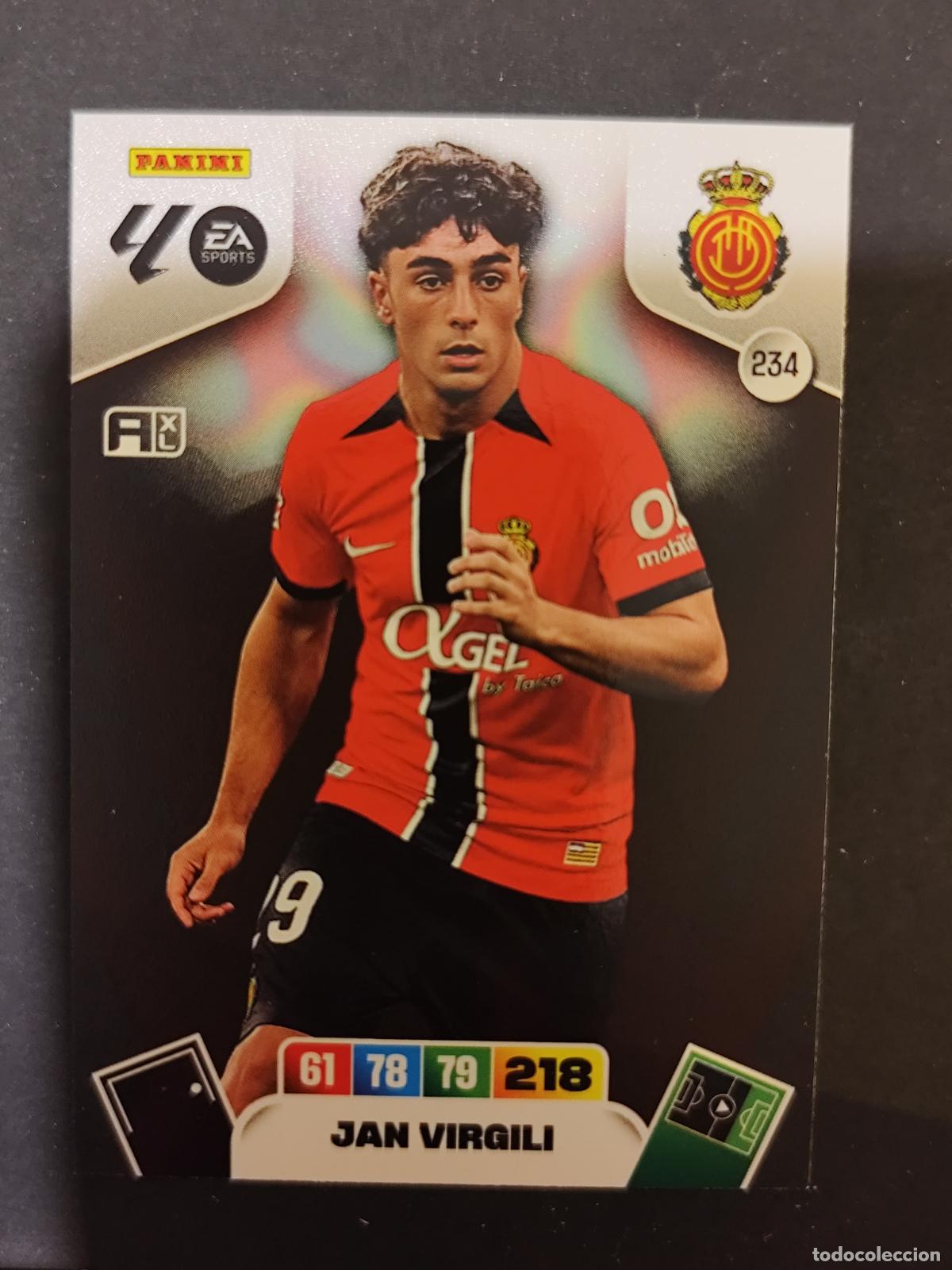Cromos de F&uacute;tbol: 234 JAN VIRGILI MALLORCA ADRENALYN 2025 2026 25 26