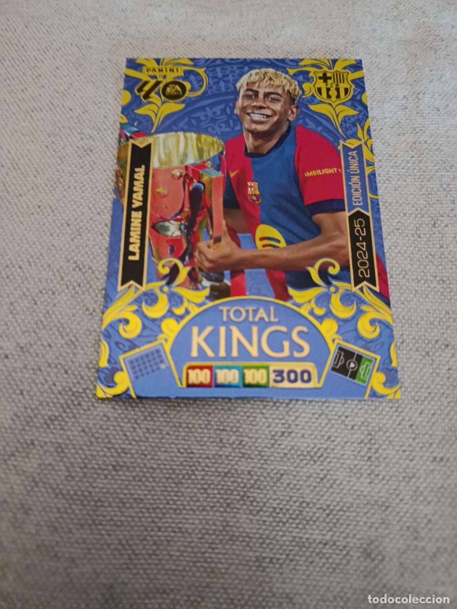 Cromos de F&uacute;tbol: Adrenalyn 25/26. Lamine Yamal. Barcelona. Total Kings. 2024/25.