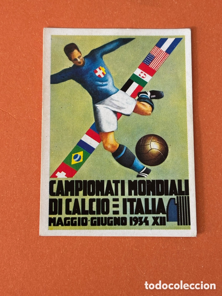 Cromos de F&uacute;tbol: 5 Cartel Mundial Italia 1934 Mundial M&eacute;xico 86 PANINI. Nunca pegado