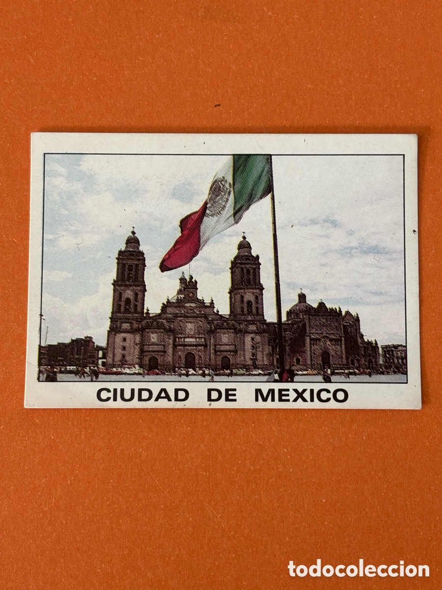 Cromos de F&uacute;tbol: SEDE CIUDAD DE MEXICO 16 MUNDIAL MEXICO 1986 86 PANINI NUNCA PEGADO SIN PEGAR