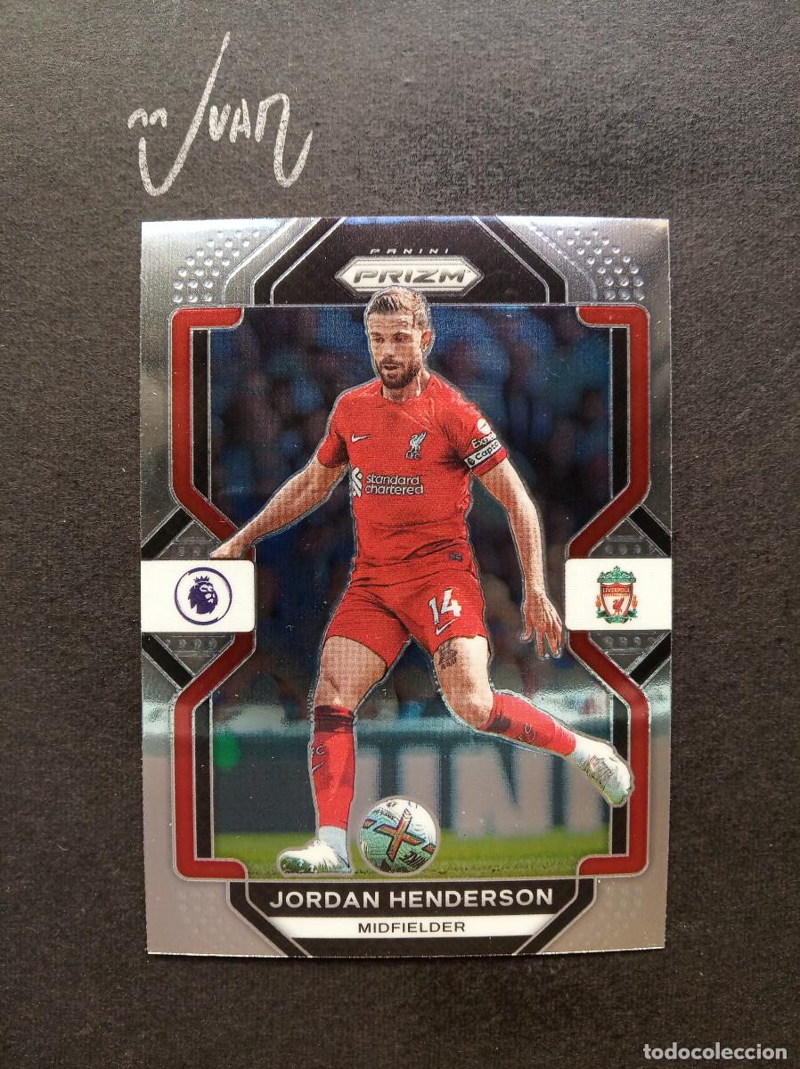 Cromos de F&uacute;tbol: N&ordm; 191 JORDAN HENDERSON LIVERPOOL INGLATERRA ⚽ PANINI &reg; PRIZM PREMIER LEAGUE 2022 2023 22 23 NUEVO