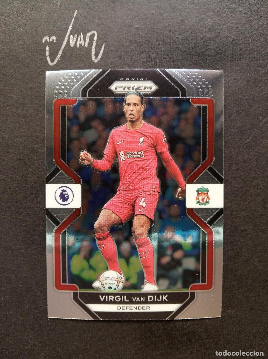 Cromos de F&uacute;tbol: N&ordm; 190 VIRGIL VAN DIJK LIVERPOOL NETHERLANDS ⚽ PANINI &reg; PRIZM PREMIER LEAGUE 2022 2023 22 23 NUEVO