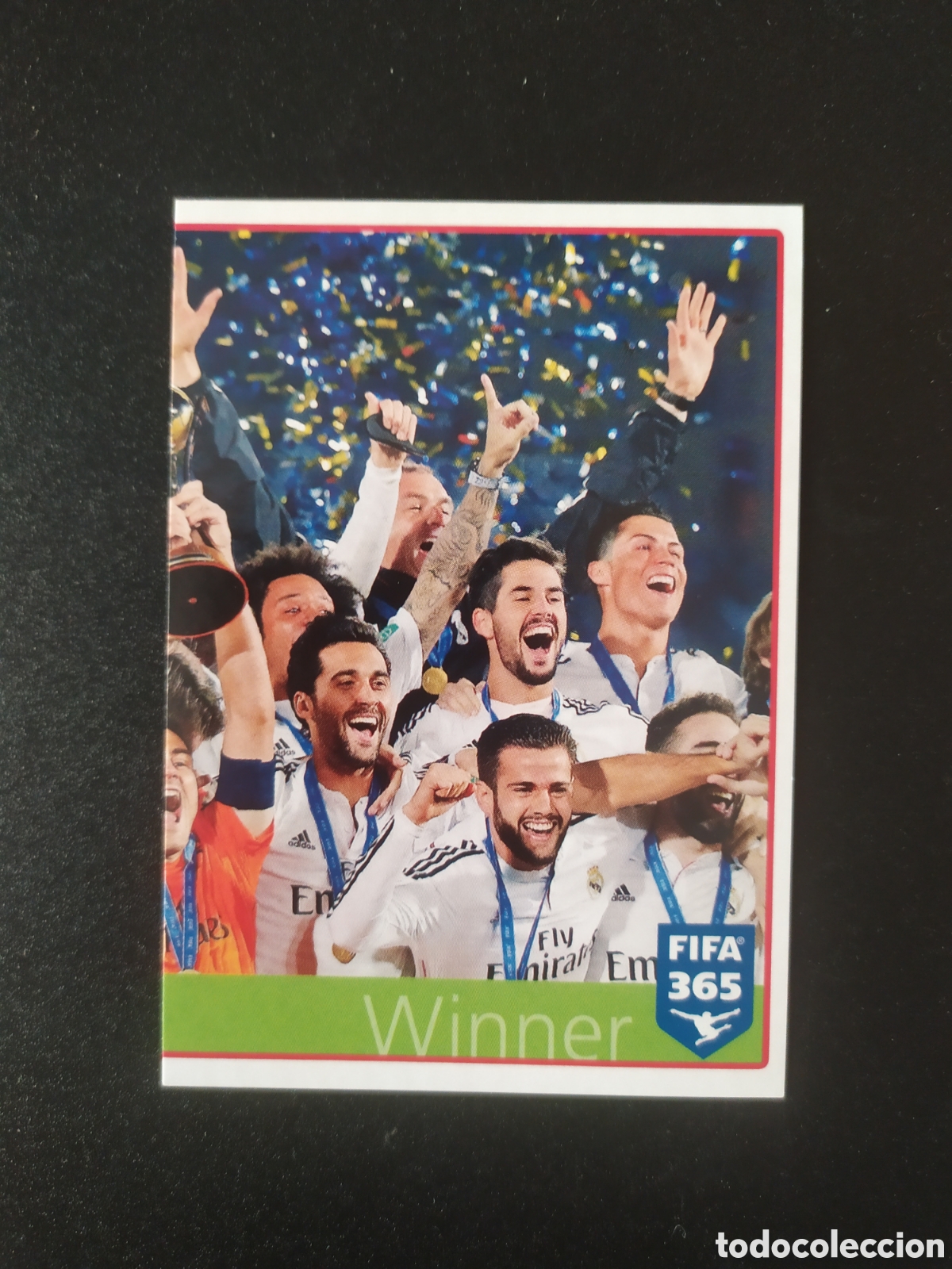 Cromos de F&uacute;tbol: Fifa 365 2015 2016 15 16 panini celebraci&oacute;n n&deg; 32 Real Madrid sticker