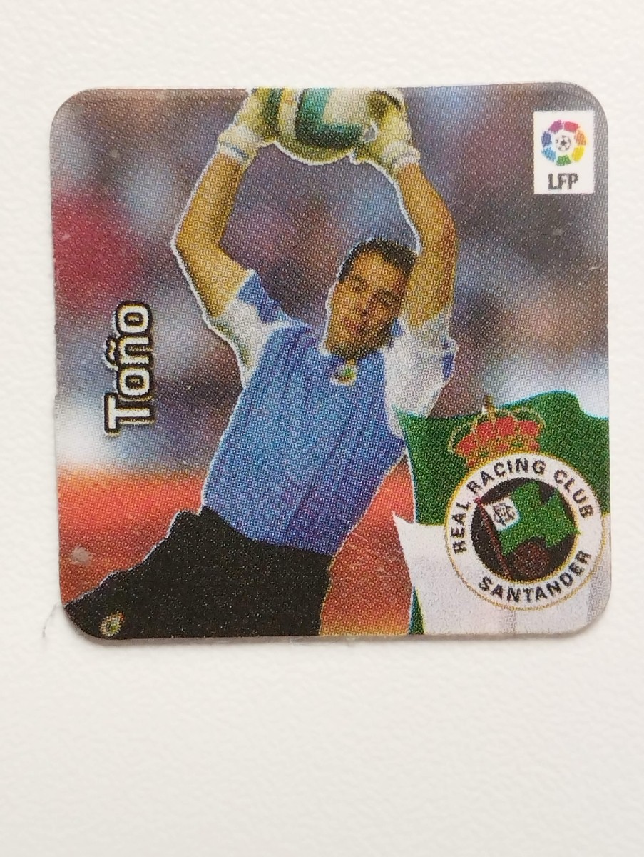 Football Stickers: GREFUSA FLAPS TAZO LIGA 2006 2007 06 07 TO&Ntilde;O RACING DE SANTANDER