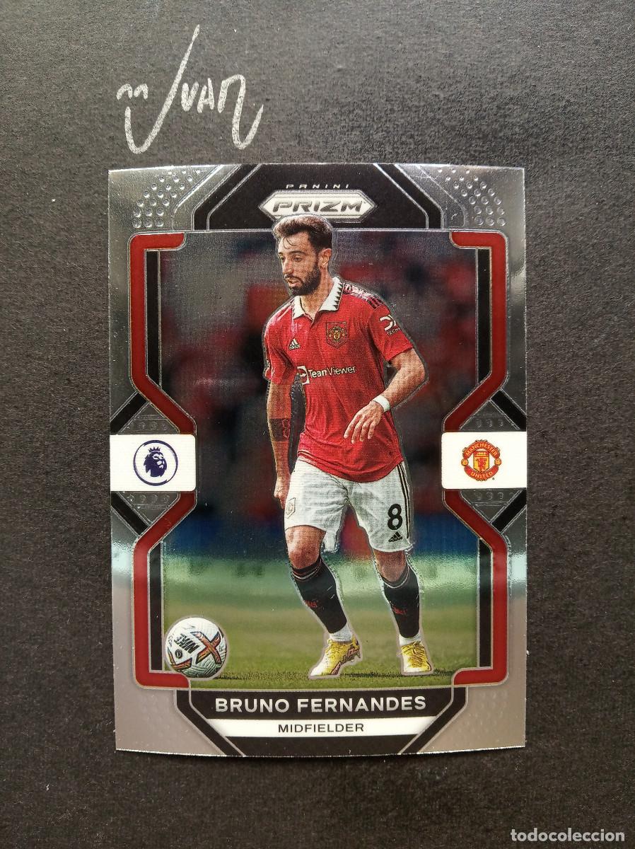 Cromos de F&uacute;tbol: N&ordm; 77 BRUNO FERNANDES MANCHESTER UNITED PORTUGAL ⚽ PANINI &reg; PRIZM PREMIER 2022 2023 22 23 NUEVO