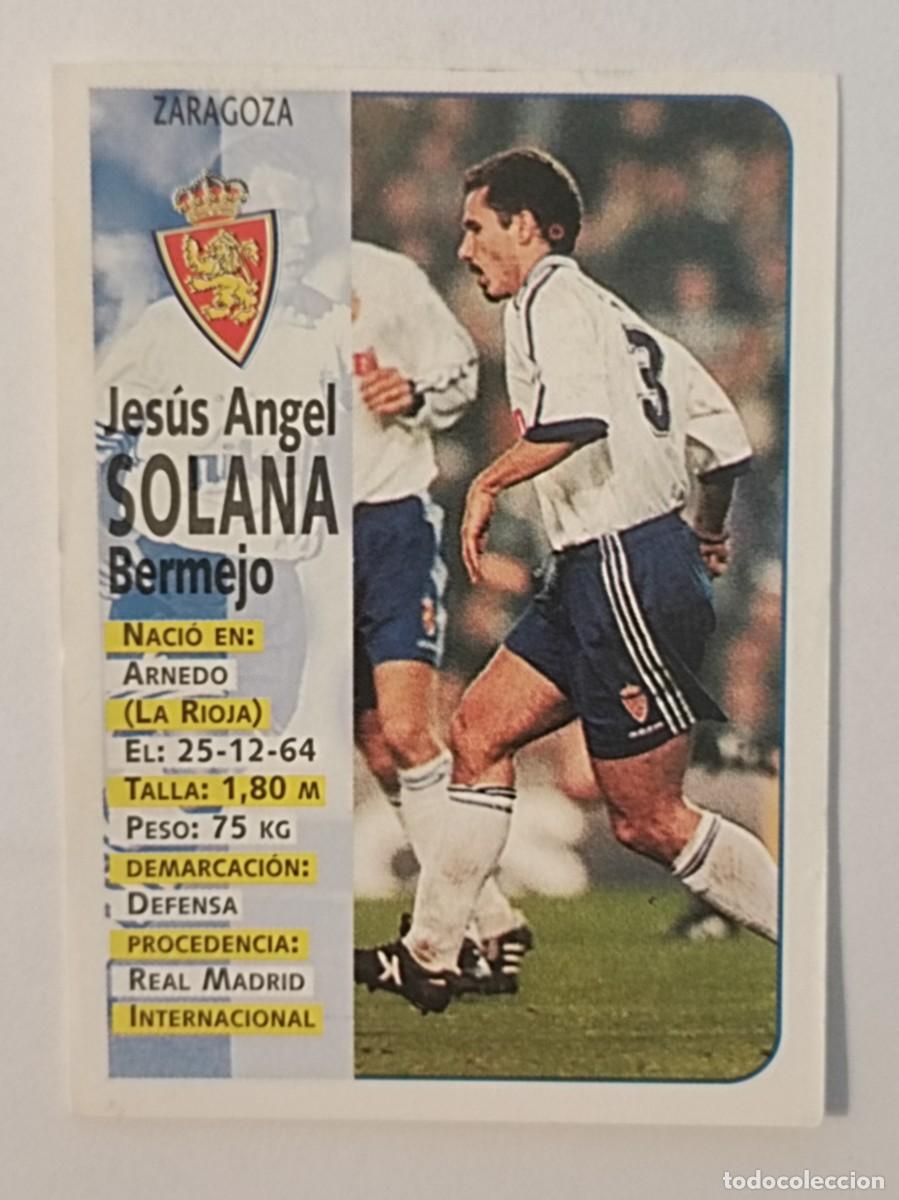 Cromos de F&uacute;tbol: #243 SOLANA REAL ZARAGOZA LIGA 98/99 PANINI