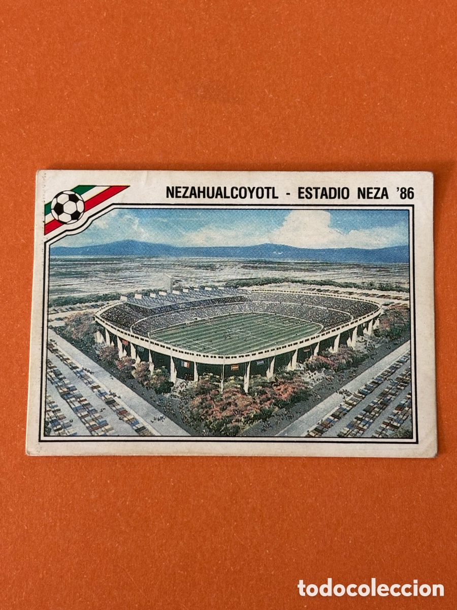 Football Stickers: 26 Estadio Neza 86 Nezahualcoyotl Mundial M&eacute;xico 86 PANINI. Nunca pegado