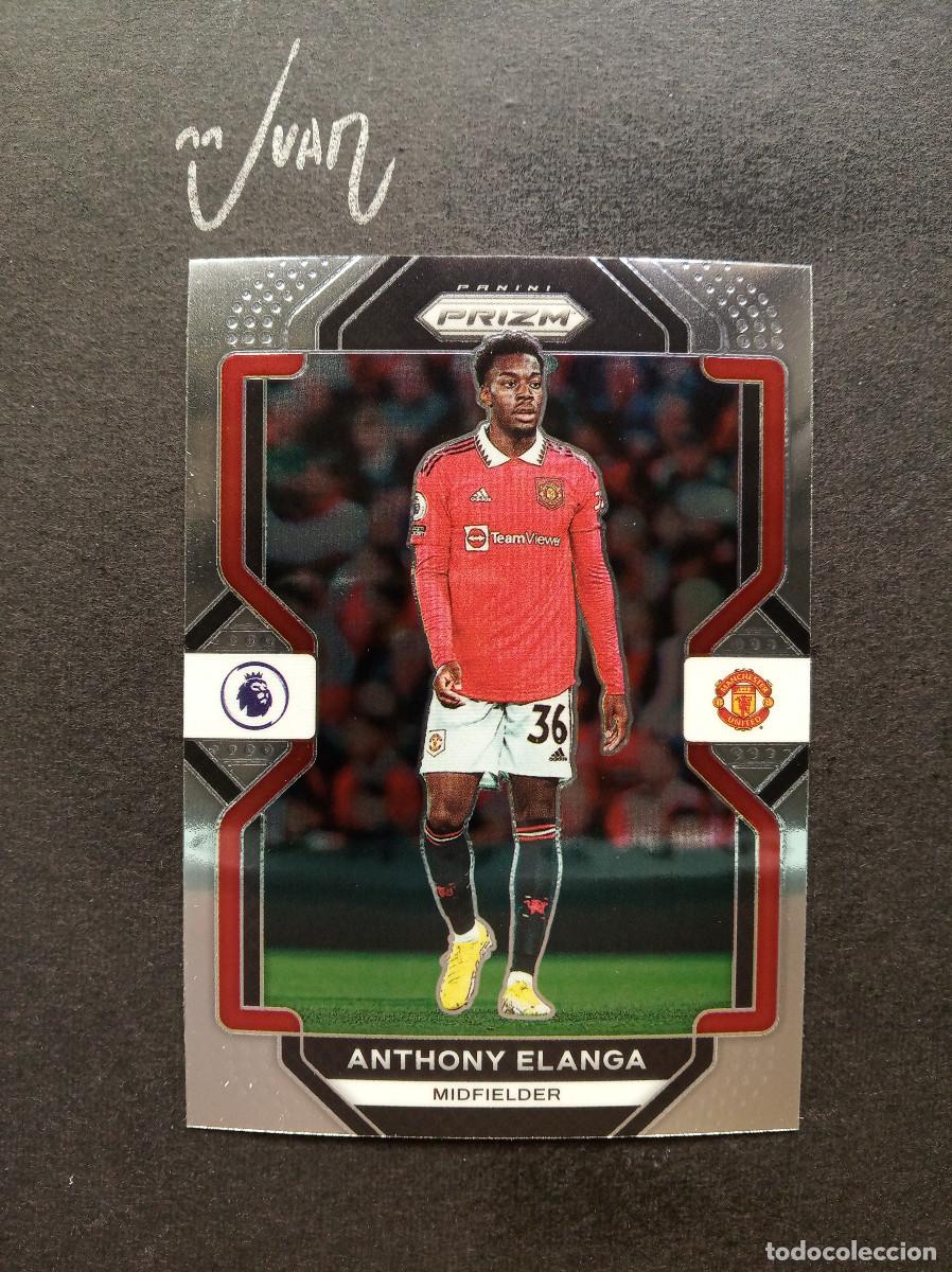 Cromos de F&uacute;tbol: N&ordm; 87 ANTHONY ELANGA MANCHESTER UNITED SUECIA SWEDEN ⚽ PANINI &reg; PRIZM PREMIER 2022 2023 22 23 NUEVO