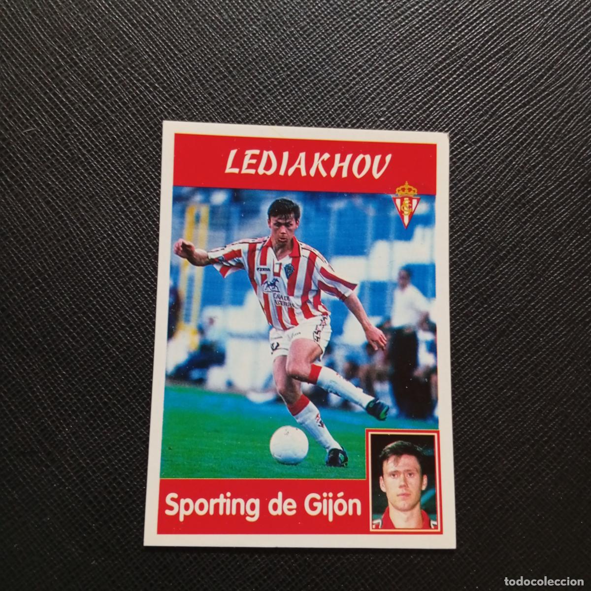 Cromos de F&uacute;tbol: 237 LEDIAKHOV SPORTING GIJON PANINI 1997 1998 CROMO FUTBOL 97 98 - SIN PEGAR - A165 PG82