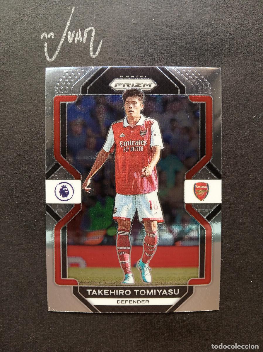 Cromos de F&uacute;tbol: N&ordm; 162 TAKEHIRO TOMIYASU ARSENAL JAPON ⚽ PANINI &reg; PRIZM PREMIER LEAGUE 2022 2023 22 23 NUEVO