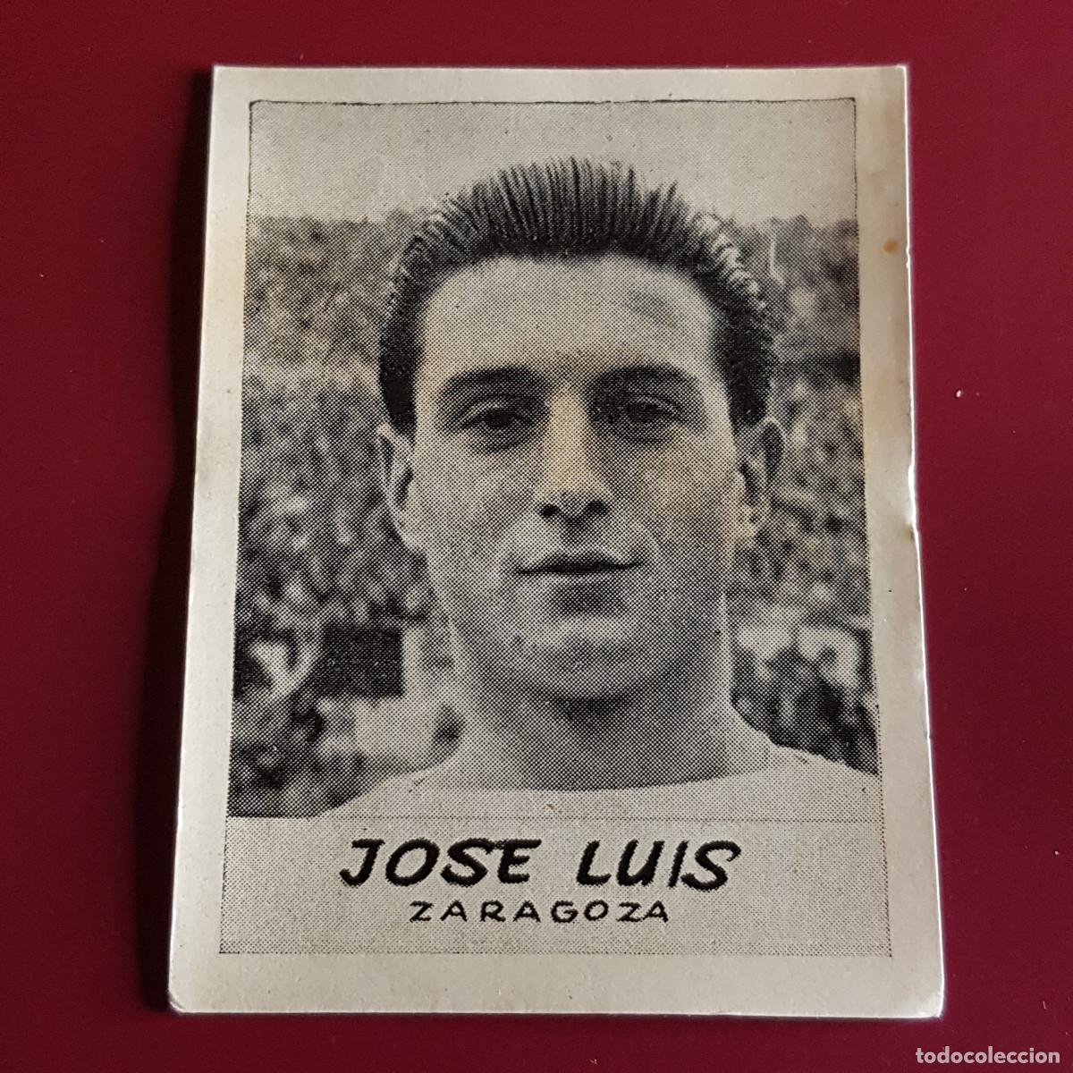 Cromos de F&uacute;tbol: JORNADA DEPORTIVA - FUTBOLISTAS - 1960 1961 - 60 61 - ZARAGOZA - JOSE LUIS - NUNCA PEGADO
