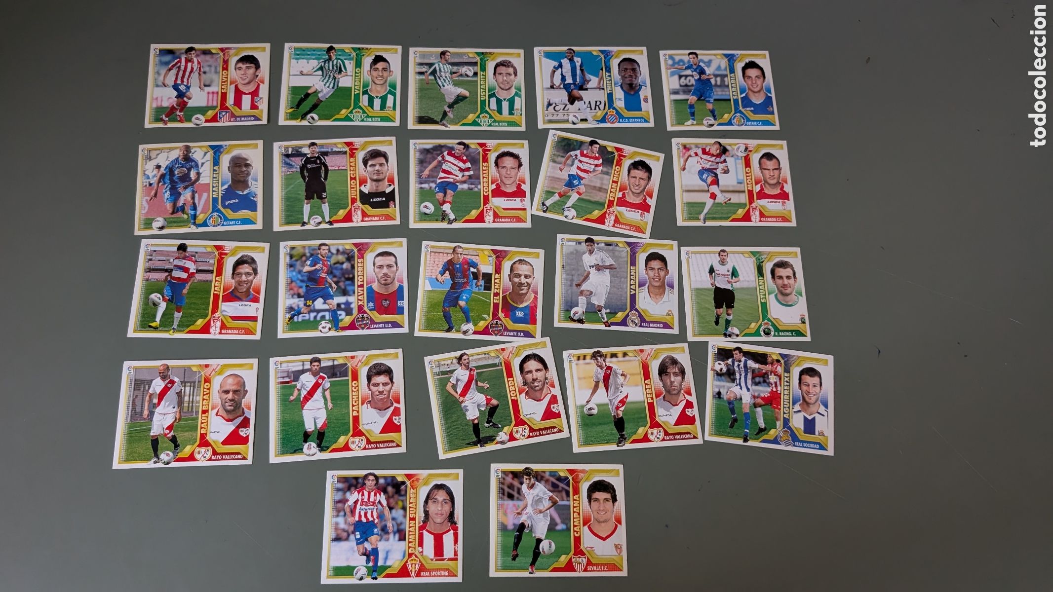 Cromos de F&uacute;tbol: LOTE 22 COLOCAS DIFERENTES LIGA ESTE 2011/12 11 12 NUNCA PEGADOS SIN PEGAR