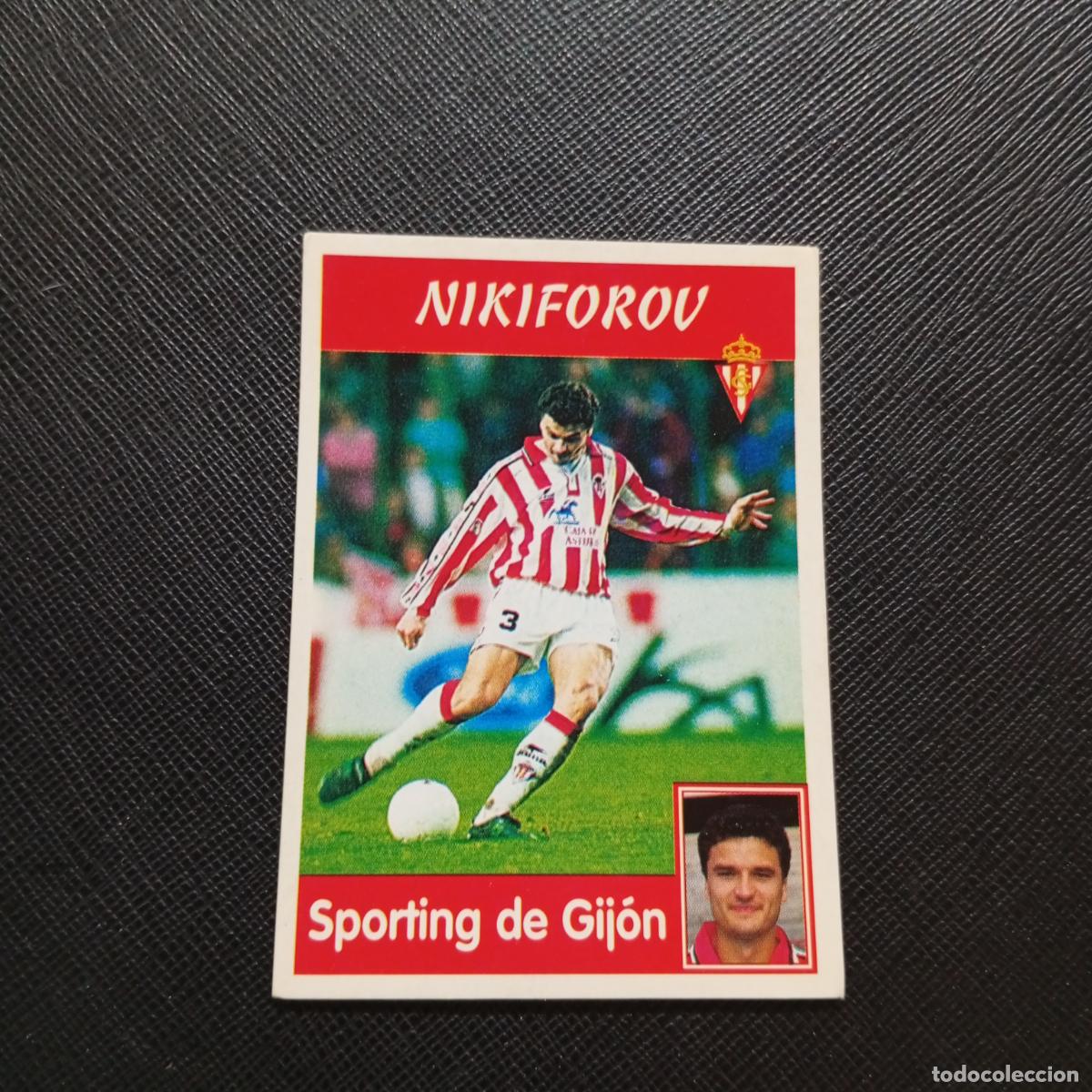 Cromos de F&uacute;tbol: 228 NIKIFOROV SPORTING GIJON PANINI 1997 1998 CROMO FUTBOL 97 98 - SIN PEGAR - A165 PG100