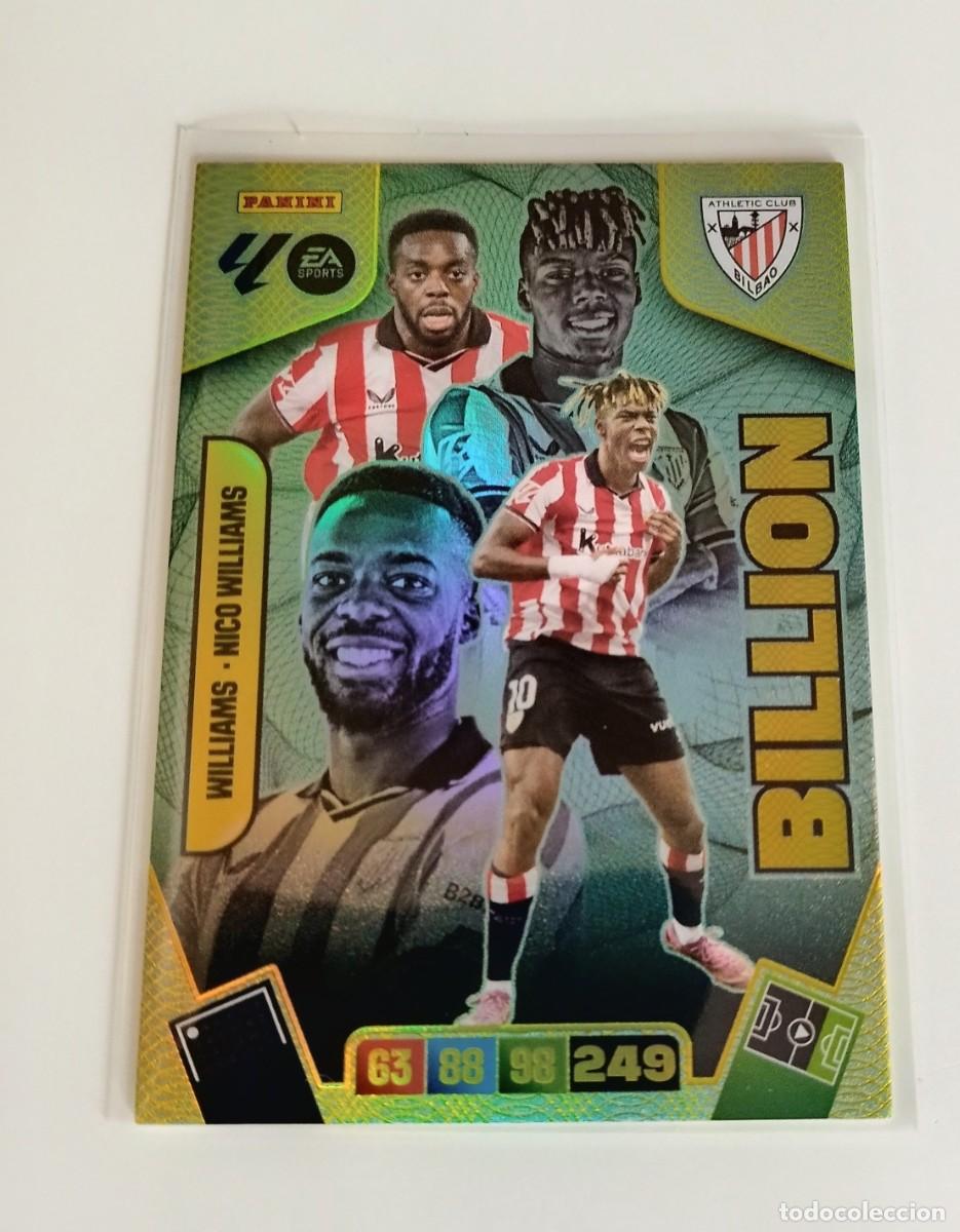 Cromos de Futebol: ADRENALYN 2025/2026 WILLIAMS- NICO WILLIAMS ( BILLION ) - COD&Iacute;GOS SIN ACTIVAR