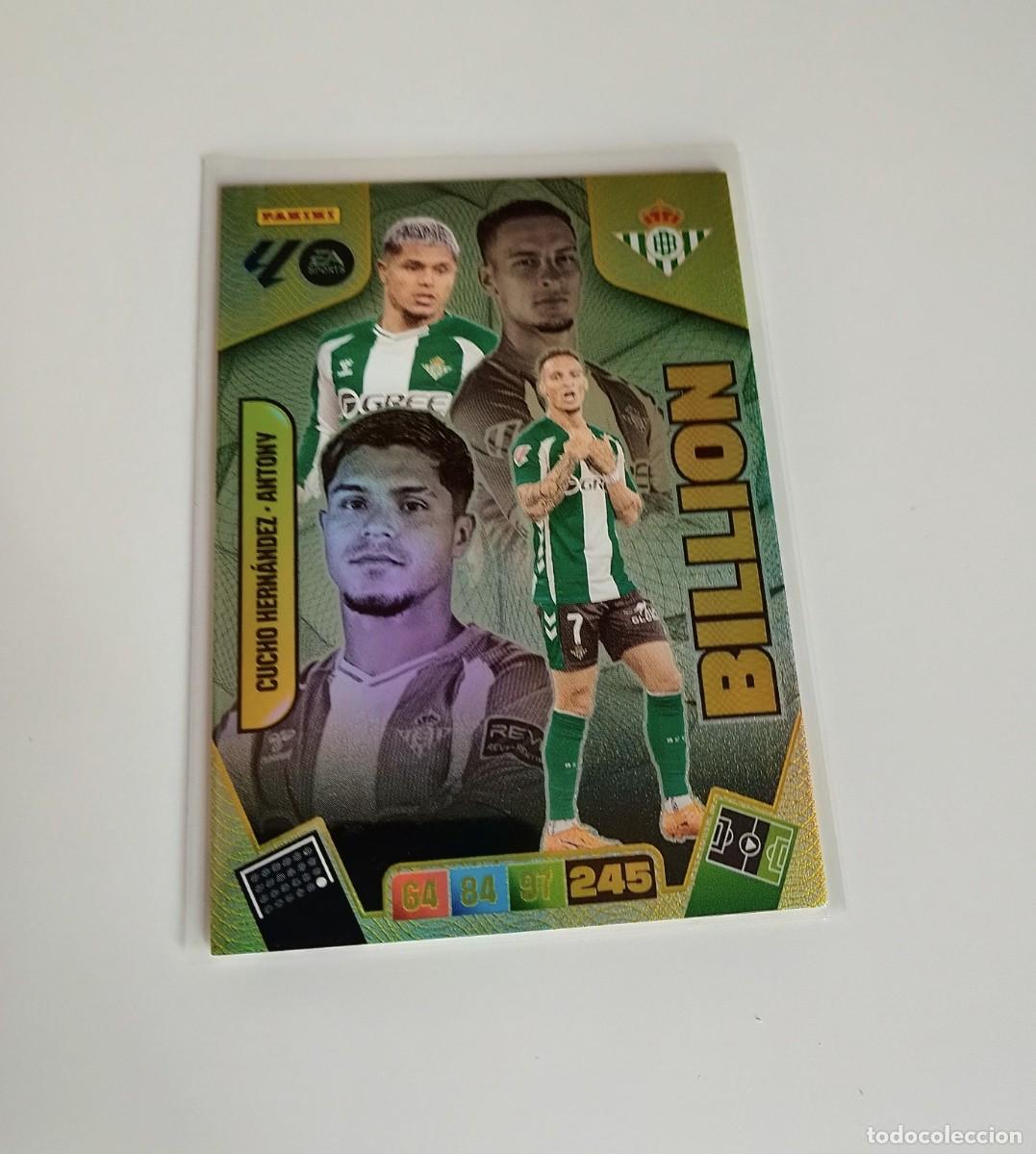 Cromos de Futebol: ADRENALYN 2025/2026 CUCHO HERNANDEZ- ANTONY ( BILLION ) - COD&Iacute;GOS SIN ACTIVAR
