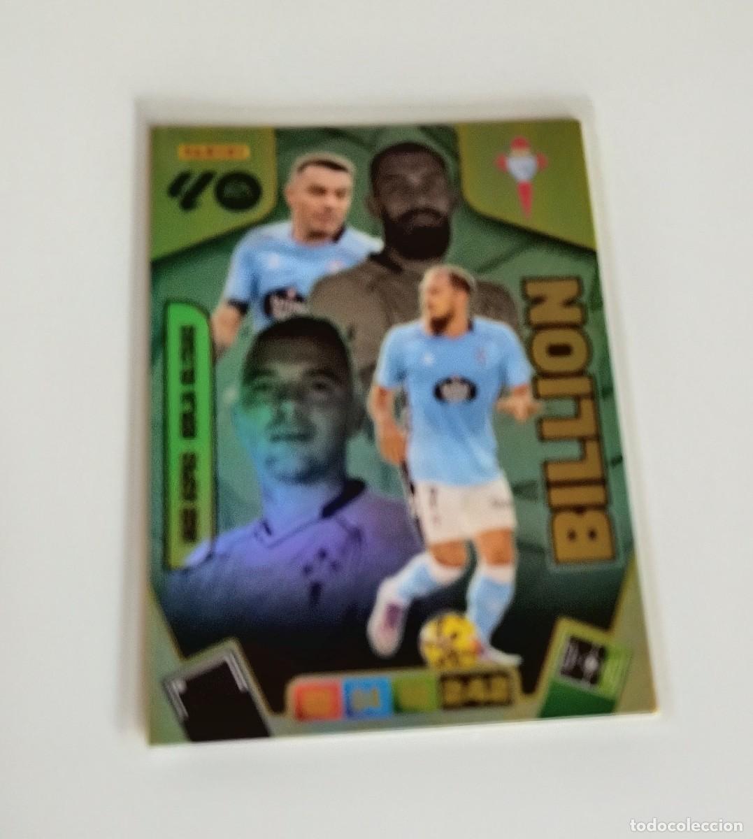 Cromos de Futebol: ADRENALYN 2025/2026 IAGO ASPAS -BORJA IGLESIAS ( BILLION ) - COD&Iacute;GOS SIN ACTIVAR