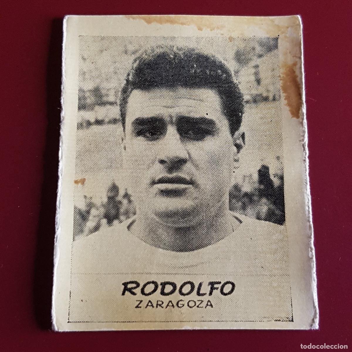 Cromos de F&uacute;tbol: JORNADA DEPORTIVA - FUTBOLISTAS - 1960 1961 - 60 61 - ZARAGOZA - RODOLFO - NUNCA PEGADO