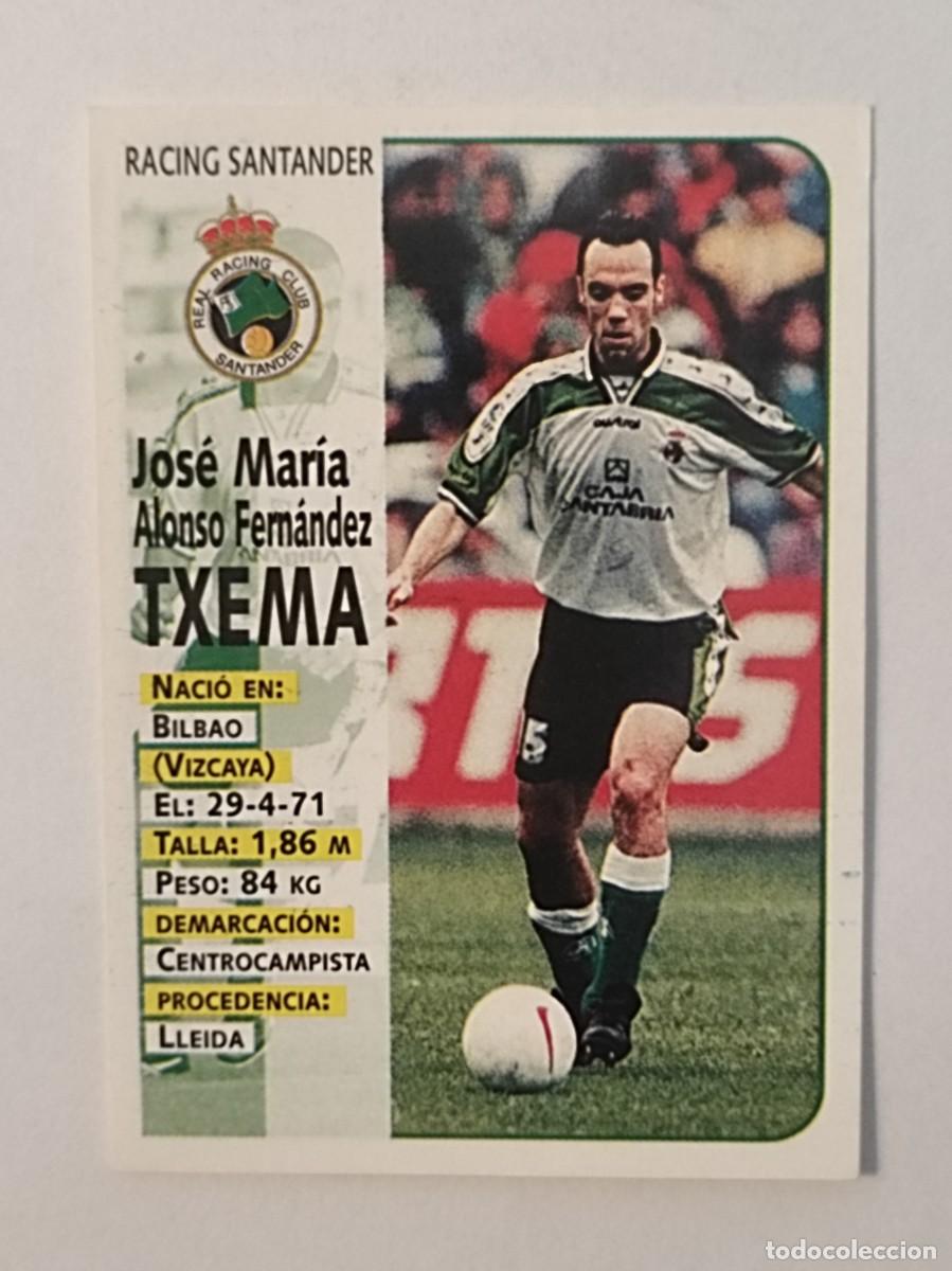 Cromos de F&uacute;tbol: #283 TXEMA RACING SANTANDER LIGA 98/99 PANINI