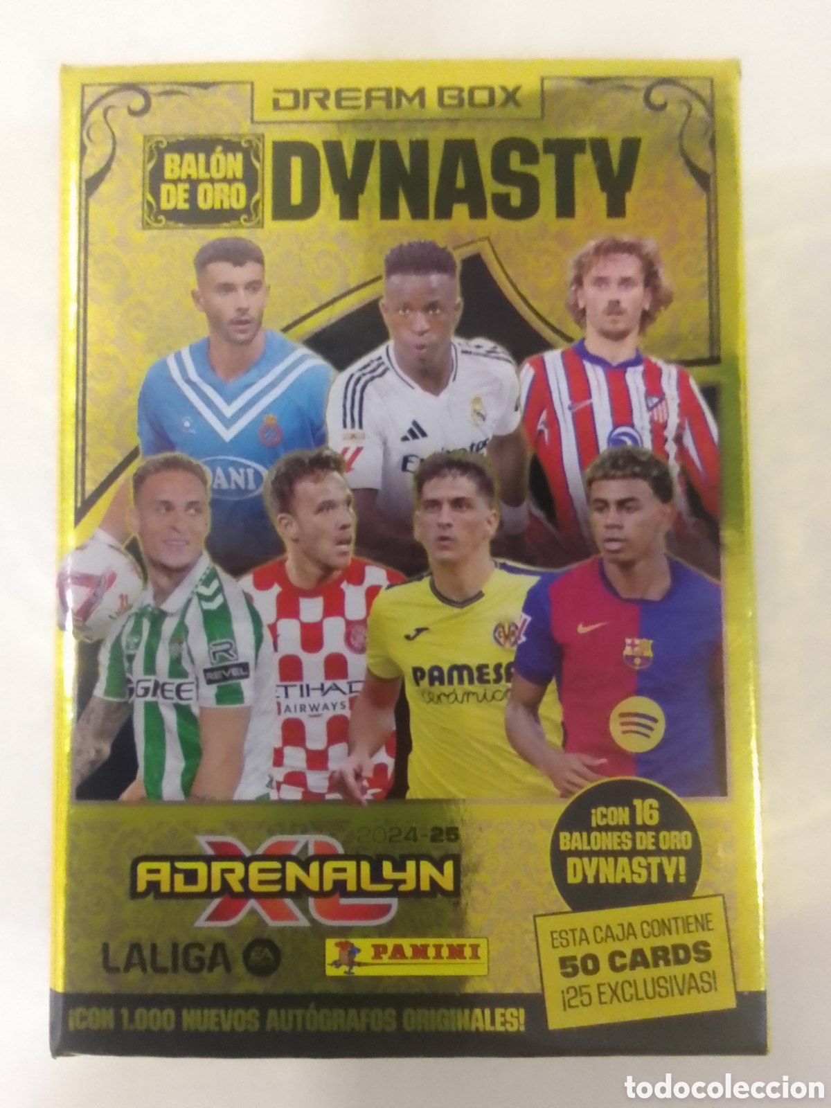 Cromos de F&uacute;tbol: Caja vac&iacute;a Adrenalyn XL 2024-25 DYNASTY.