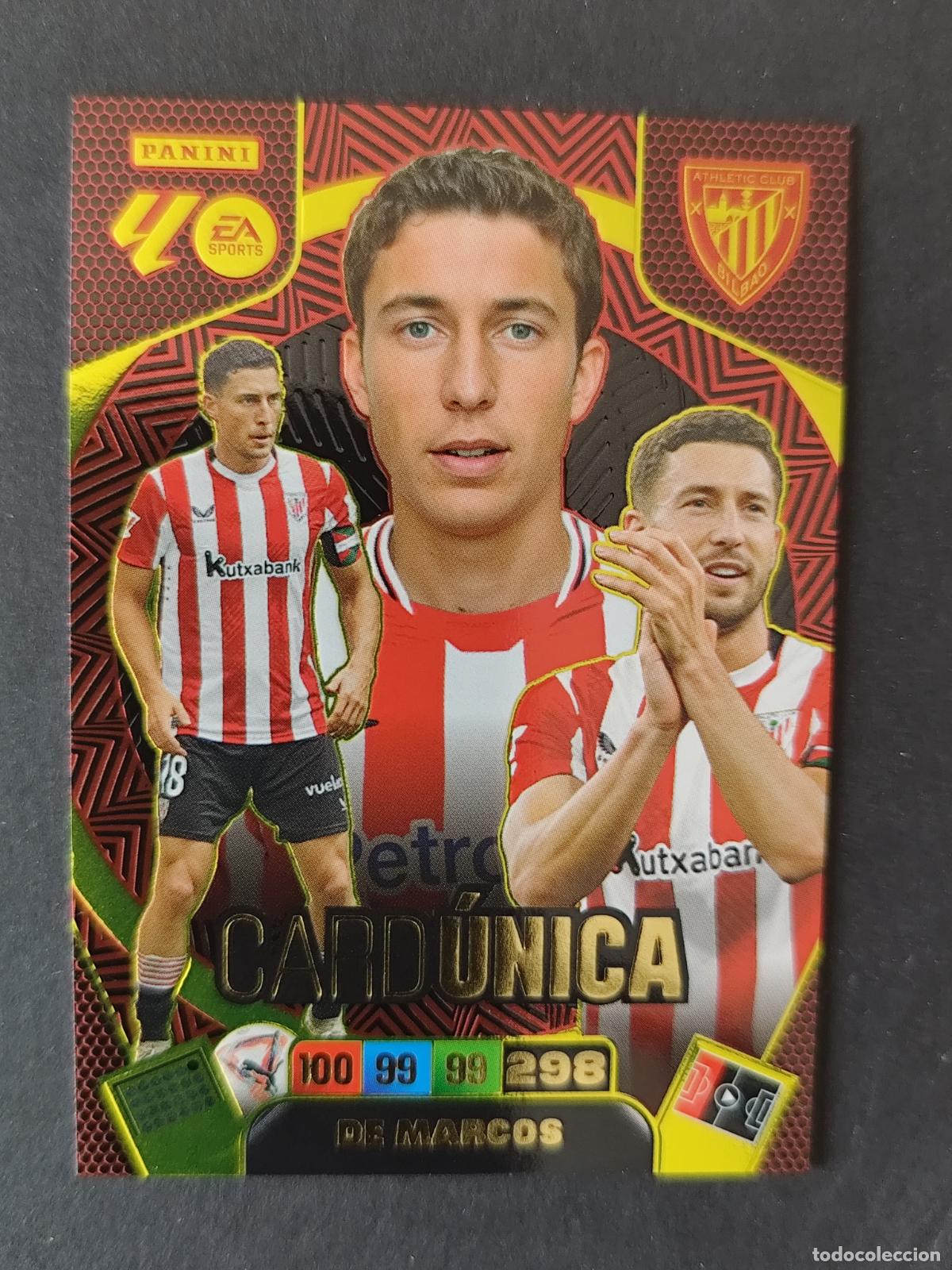 Cromos de F&uacute;tbol: DE MARCOS DREAM BOX CARD &Uacute;NICA ATHLETIC BILBAO ADRENALYN 2025 2026 25 26