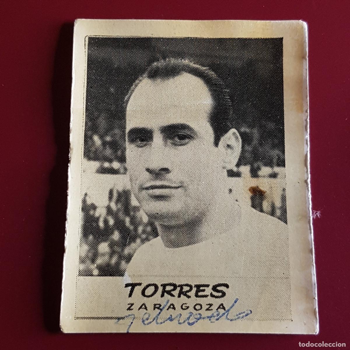 Cromos de F&uacute;tbol: JORNADA DEPORTIVA - FUTBOLISTAS - 1960 1961 - 60 61 - ZARAGOZA - TORRES - NUNCA PEGADO
