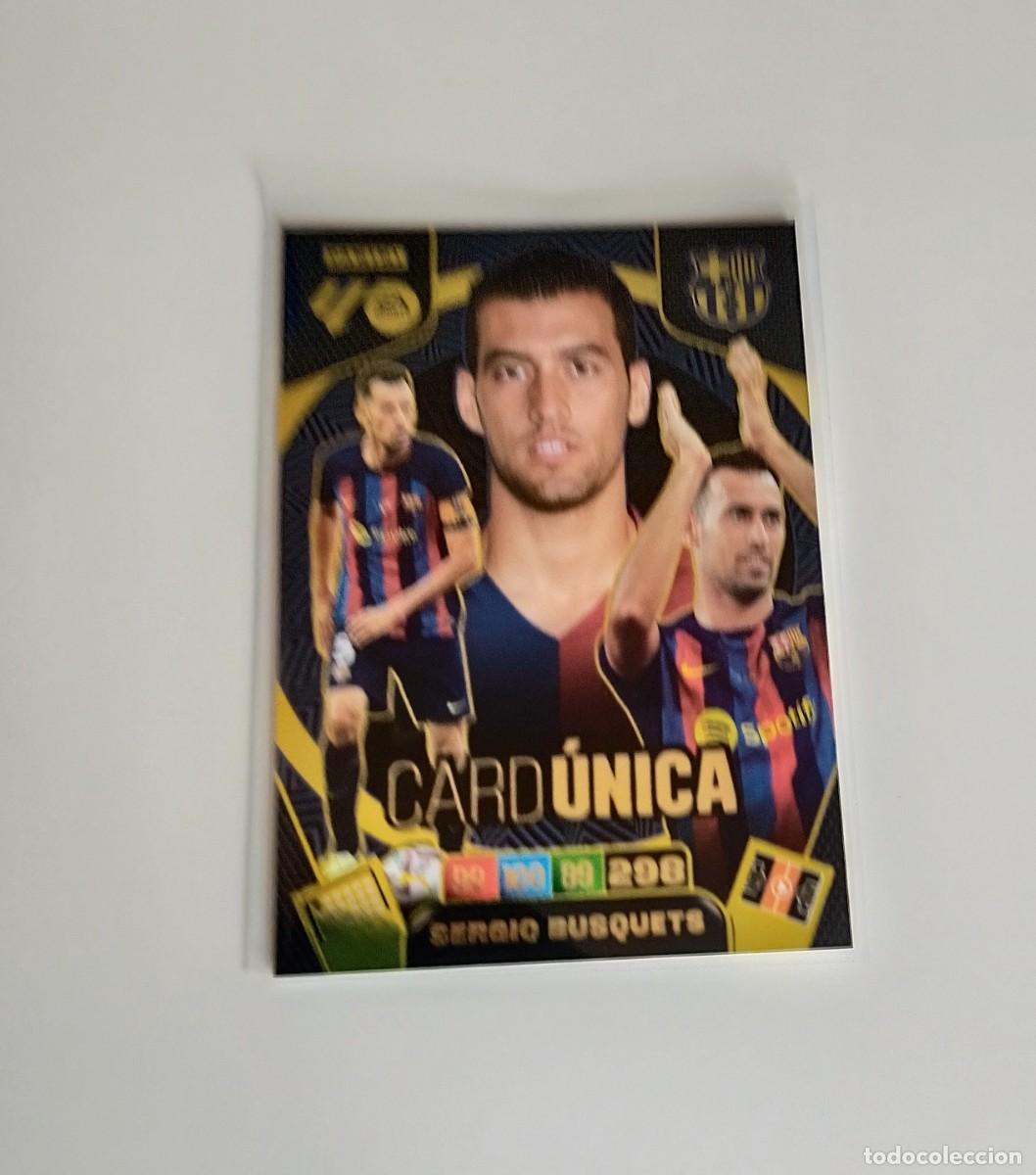 Cromos de F&uacute;tbol: ADRENALYN 2025/2026 SERGIO BUSQU&Eacute;TS ( CARD &Uacute;NICA )- COD&Iacute;GOS SIN ACTIVAR