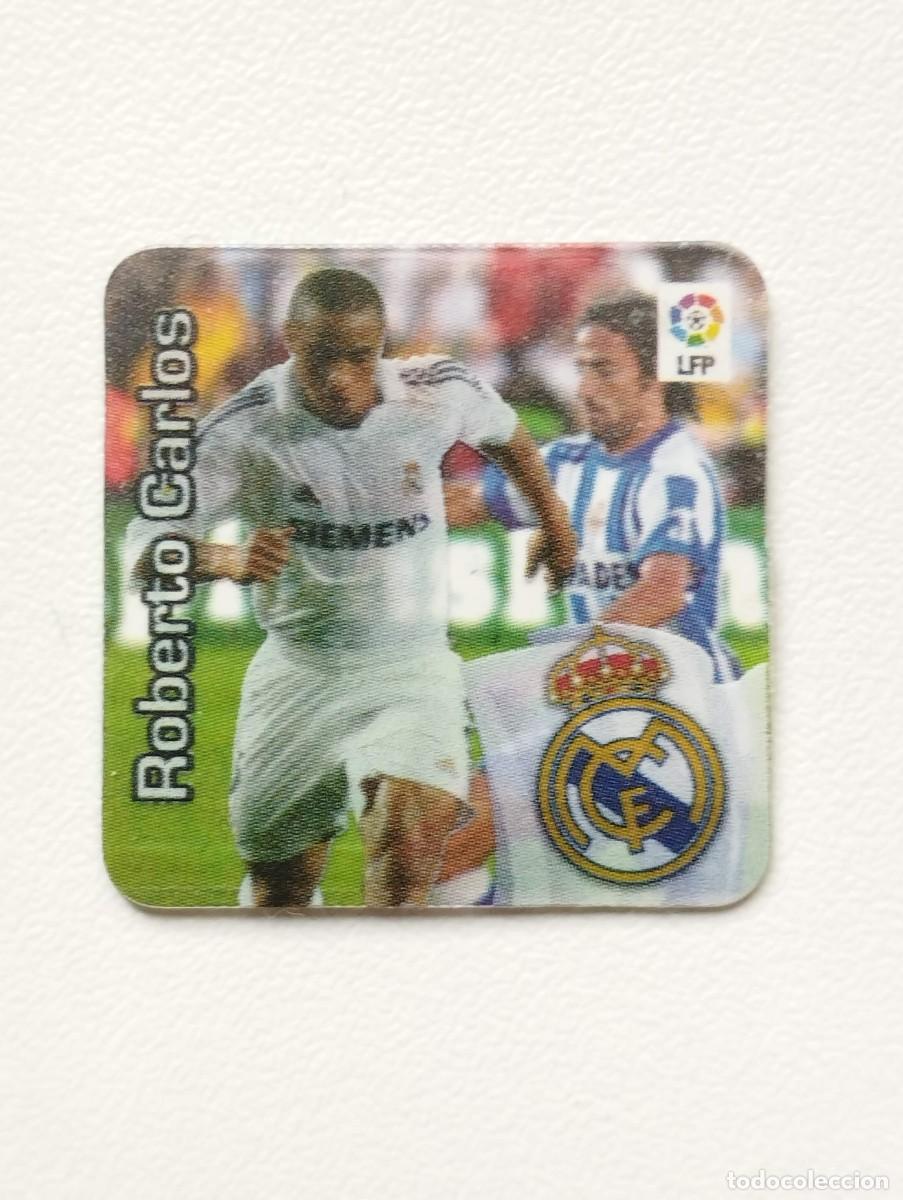 Cromos de F&uacute;tbol: GREFUSA FLAPS TAZO LIGA 2006 2007 06 07 ROBERTO CARLOS REAL MADRID