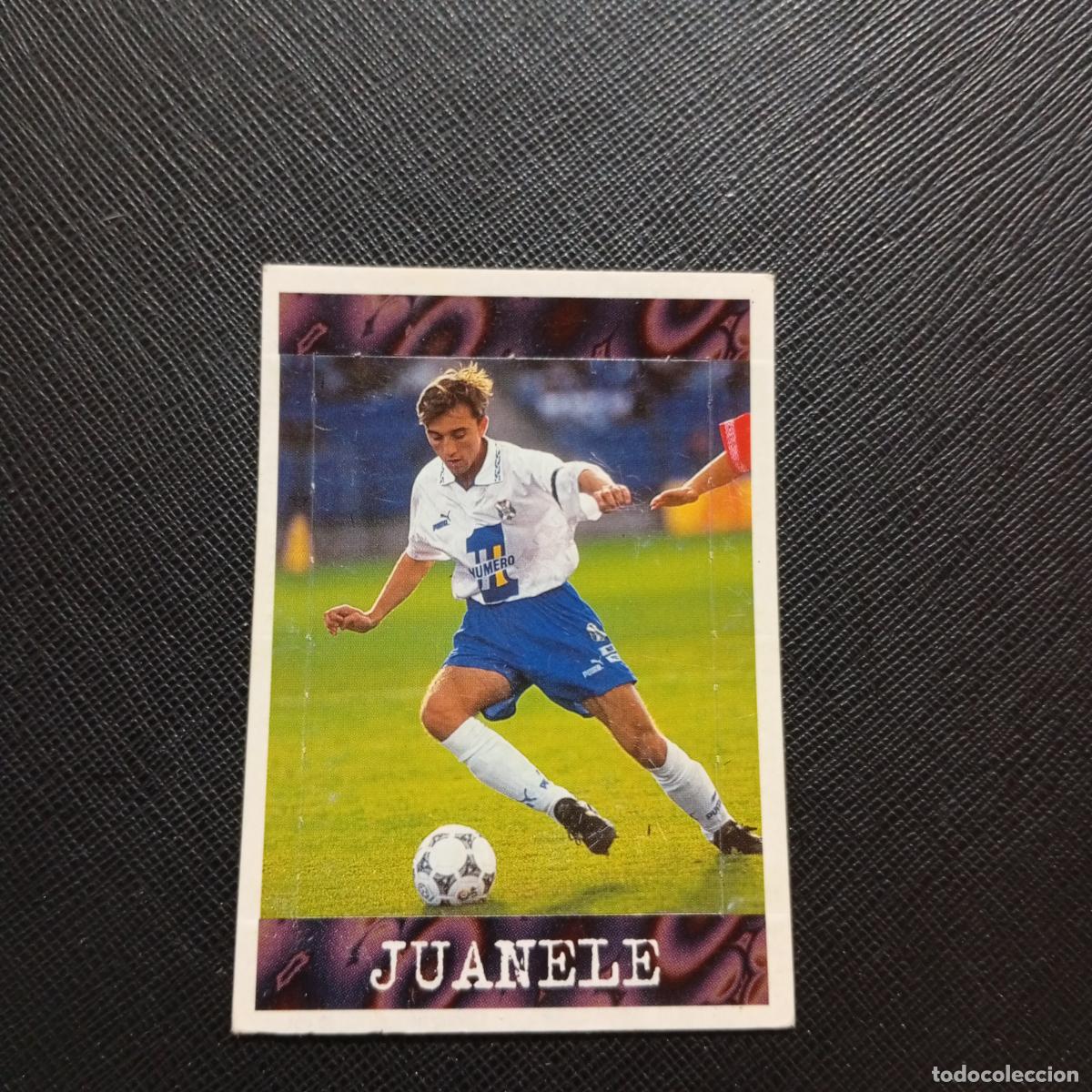 Fu&szlig;ball-Sticker: JUANELE TENERIFE PANINI 1997 1998 CROMO FUTBOL 97 98 - SIN PEGAR - A165 PG154