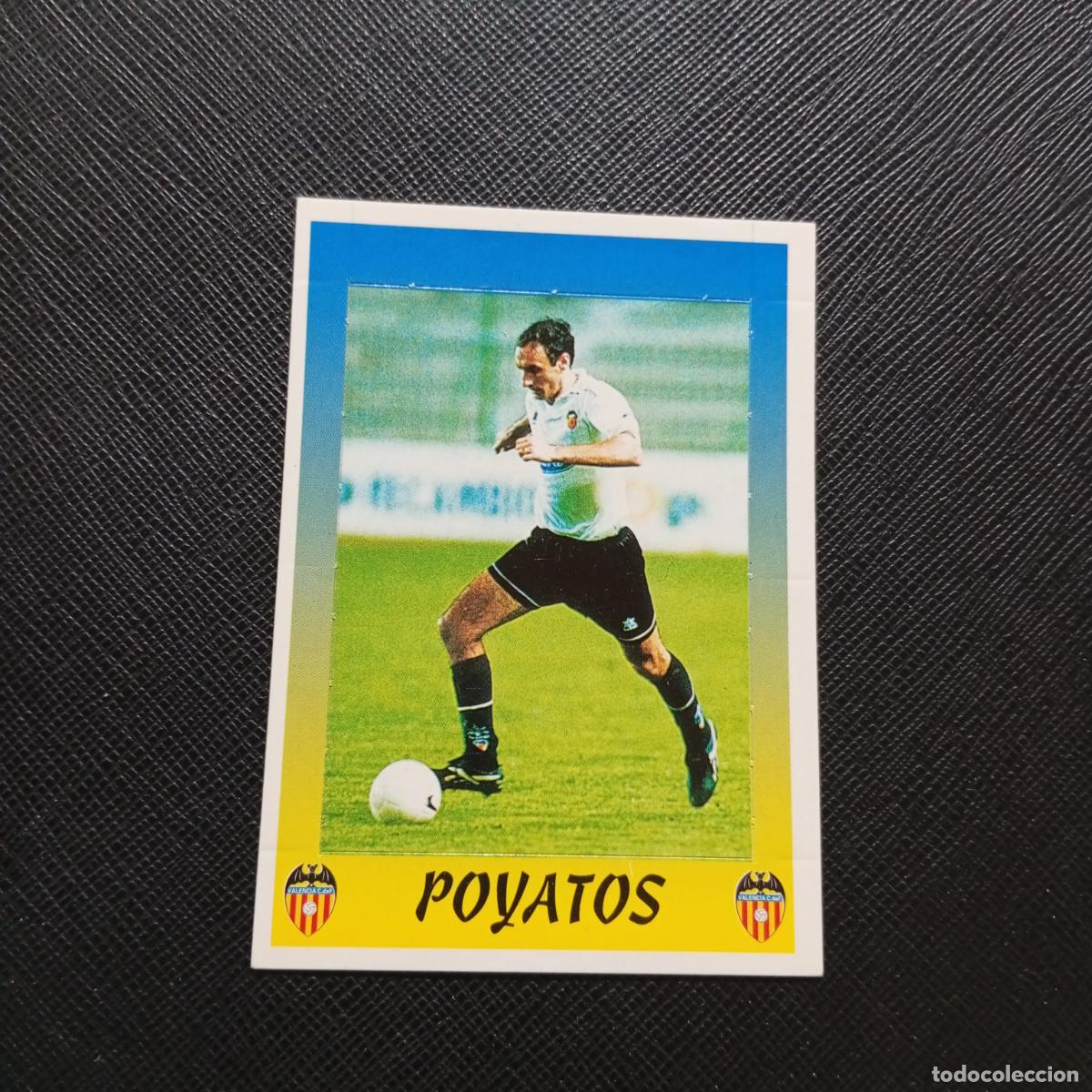 Fu&szlig;ball-Sticker: 137 POYATOS VALENCIA PANINI 1997 1998 CROMO FUTBOL 97 98 - SIN PEGAR - A165 PG145