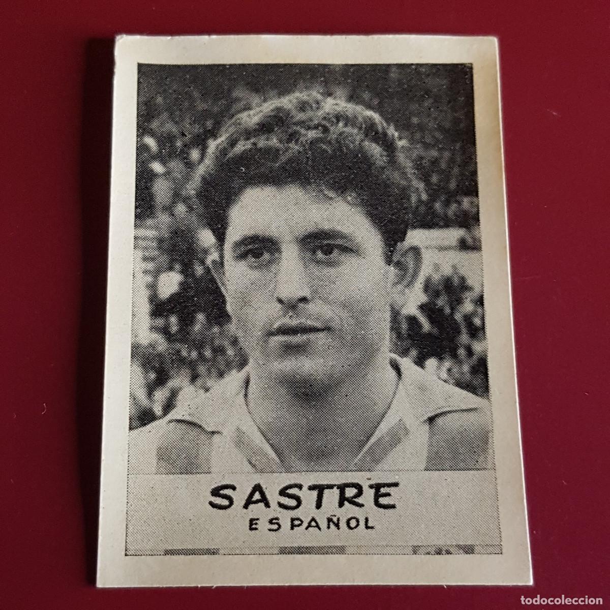 Cromos de F&uacute;tbol: JORNADA DEPORTIVA - FUTBOLISTAS - 1960 1961 - 60 61 - ESPA&Ntilde;OL - SASTRE - NUNCA PEGADO