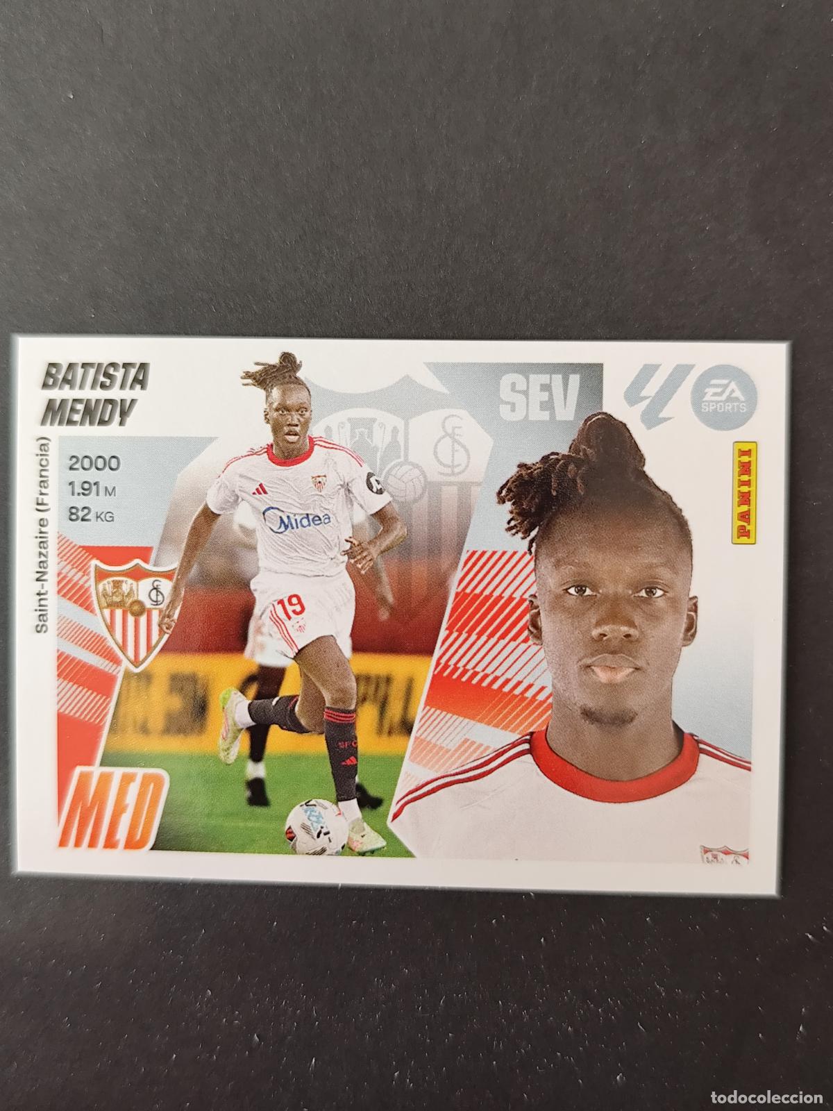 Cartes &agrave; collectionner de Football: FICHAJE 62 BATISTA MENDY SEVILLA &Uacute;LTIMOS FICHAJES LIGA ESTE 2025 2026 25 26 PEDIDO M&Iacute;NIMO 2&euro;