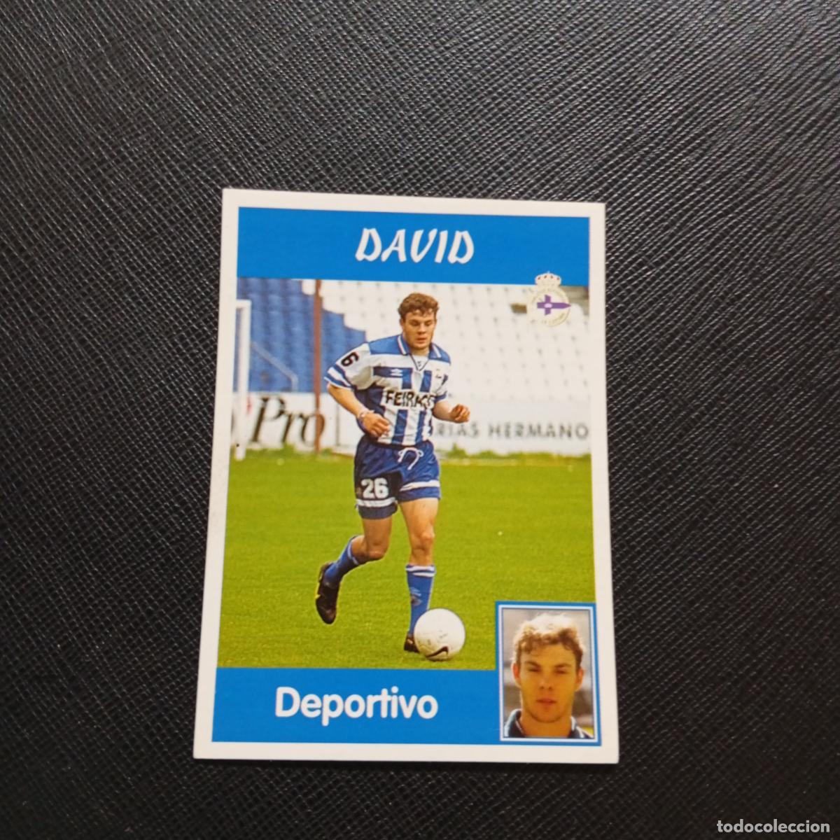 Cromos de F&uacute;tbol: 44A 44 DAVID DEPORTIVO PANINI 1997 1998 CROMO FUTBOL 97 98 - SIN PEGAR - A165 PG163