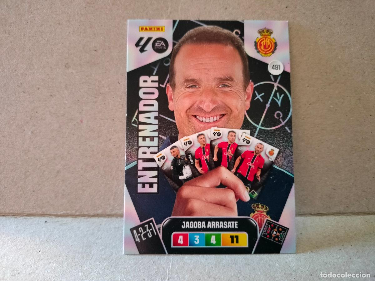 Cromos de F&uacute;tbol: CROMO ENTRENADOR ARRASATE MALLORCA N491 2025-26 ADRENALYN XL PANINI