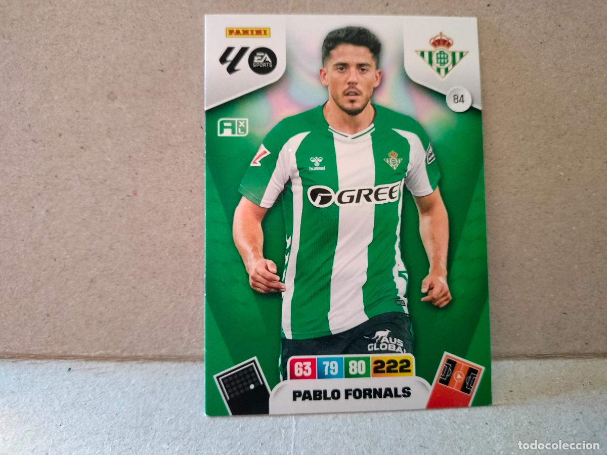 Cromos de F&uacute;tbol: CROMO PABLO FORNALS REAL BETIS N84 2025-26 ADRENALYN XL PANINI