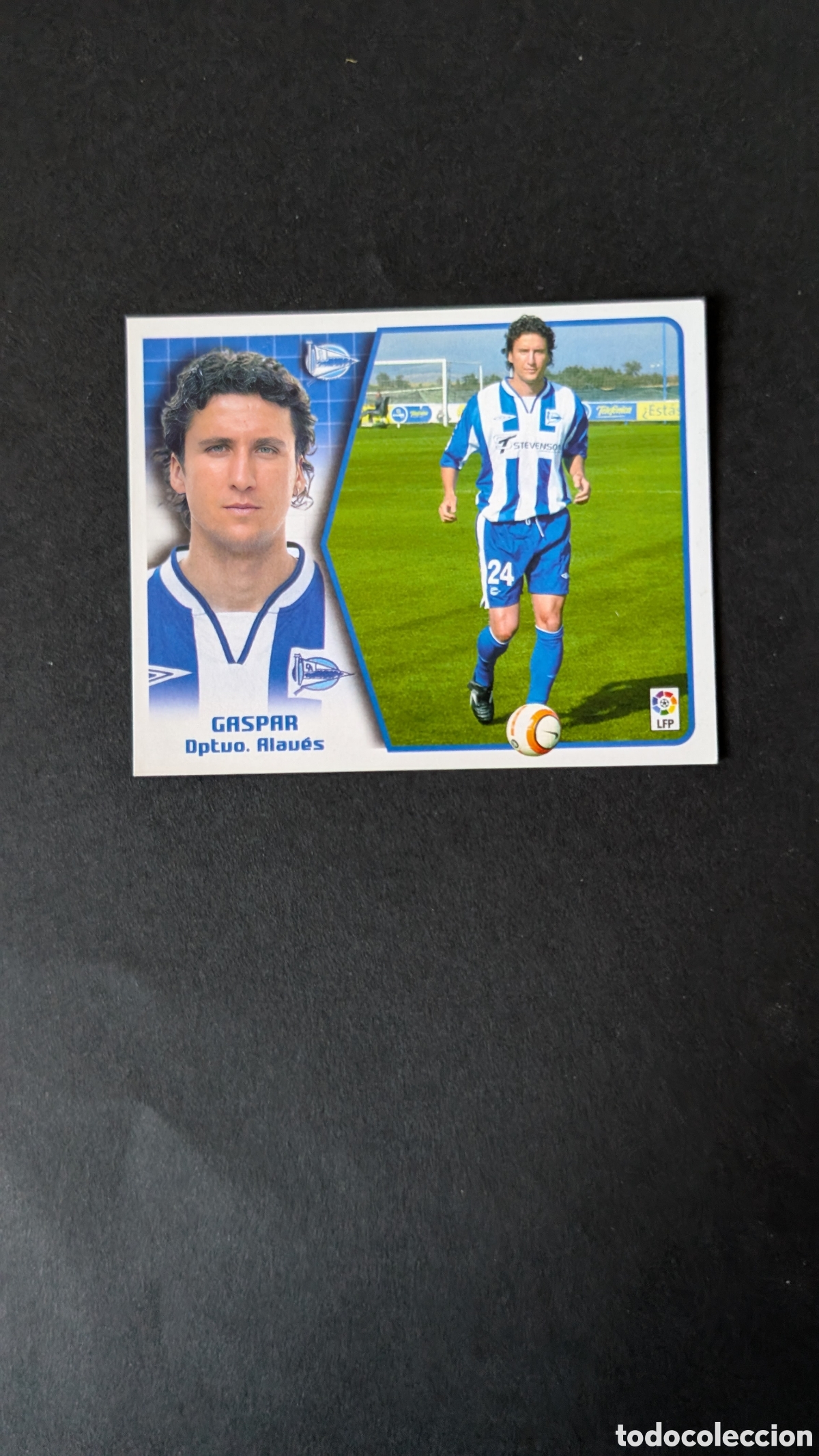 Cartes &agrave; collectionner de Football: GASPAR ALAVES FICHAJE 33 LIGA ESTE 2005/06 05 06 NUNCA PEGADO SIN PEGAR